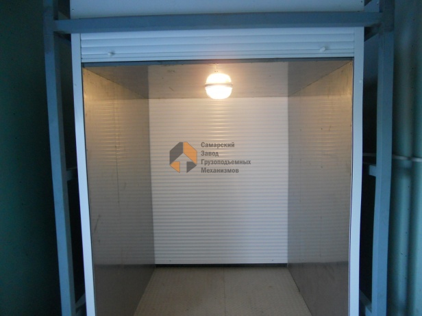Шахтный подъемник внутри здания Оренбург