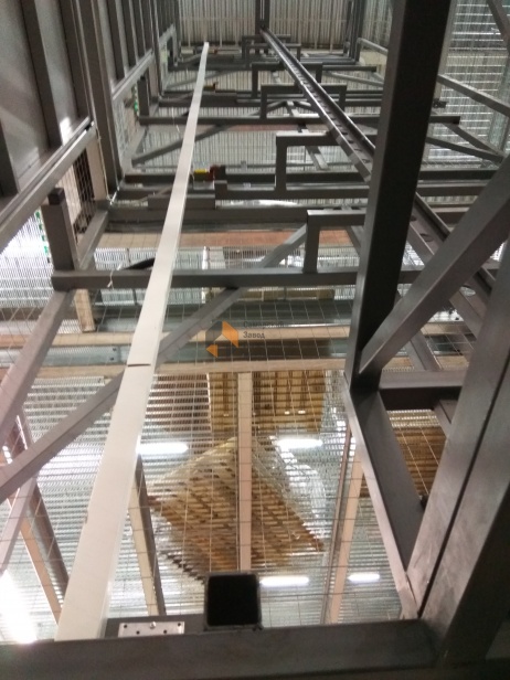 Шахтный подъемник внутри здания Екатеринбург (Лифт Техника)